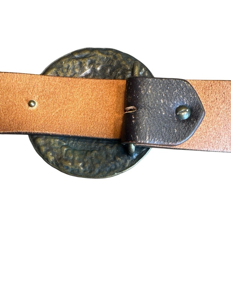 Marcus Italian Leather Belt 38” Total Length EUC