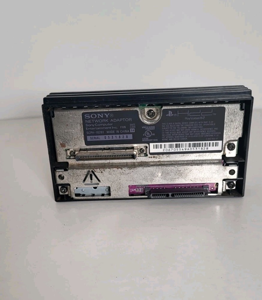 OEM Sony PS2 Network adapter SATA Upgraded | SATA & ETHERNET READY Read Descript