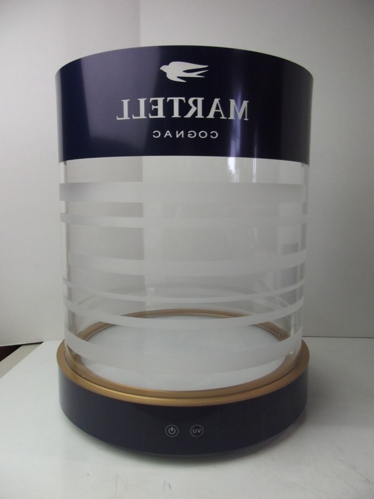 Martell CONGAC LED Illumination Bottle Glorifier Display Flashing Pulse Blue