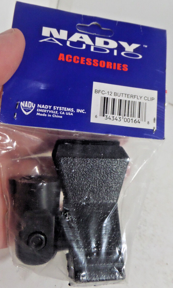 Nady audio BFC-12 butterfly microphone clip