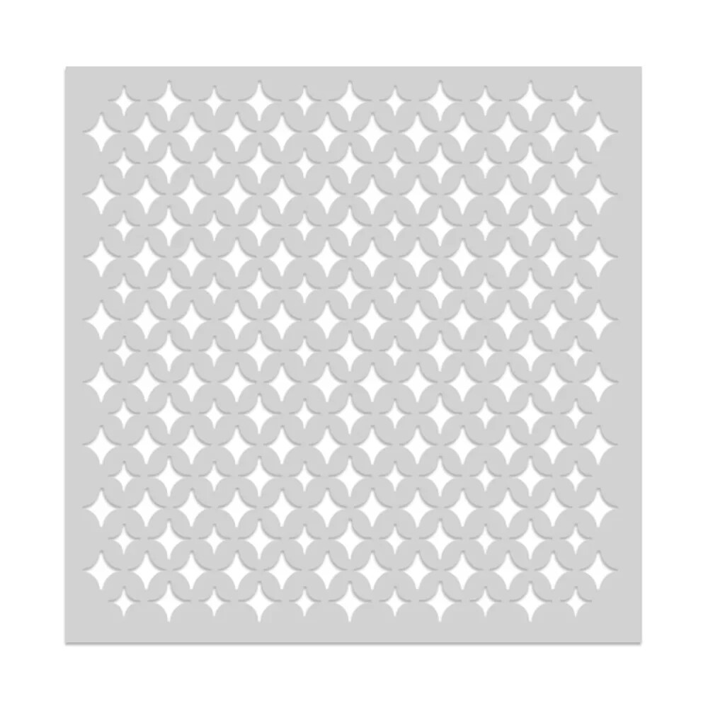 New Hero Arts "SPARKLE WEAVE" Pattern Background Stencil 6"x6" 2024