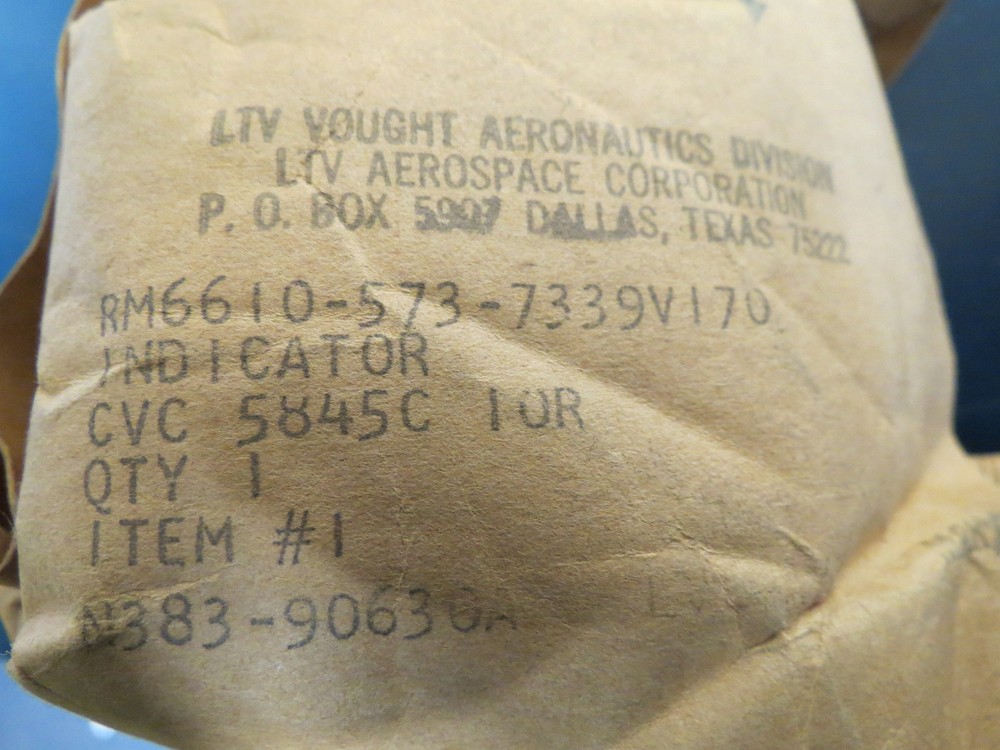 Vintage UP/DOWN Position Indicator LTV Vought Aerospace NOS