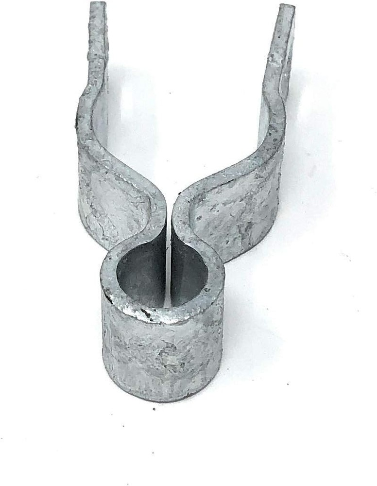 2 Sets Pressed Steel Chain Link Fence Hinges - Face Mount for 1-7/8" Frames