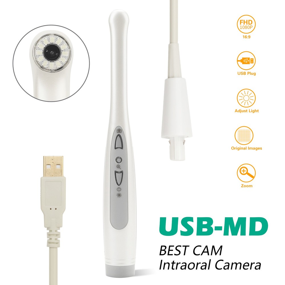 MD1030 Intraoral Camera Dental Camera,Button Work on Dexis,Eaglesoft More
