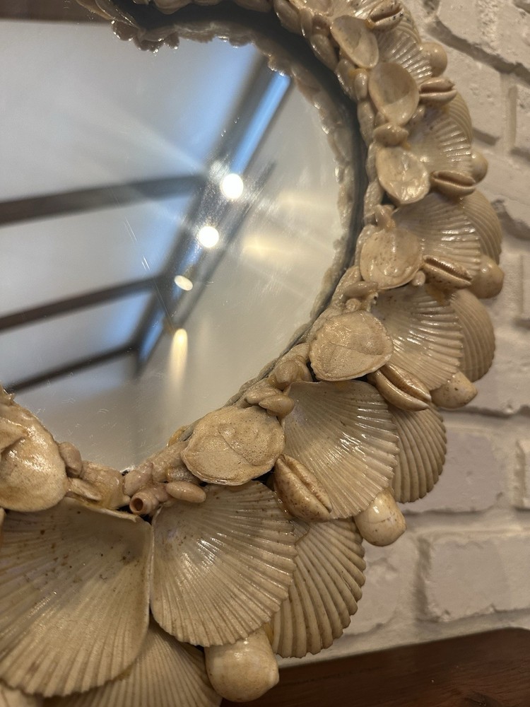 Handmade Shell Mirror ~ Vintage from Mexico