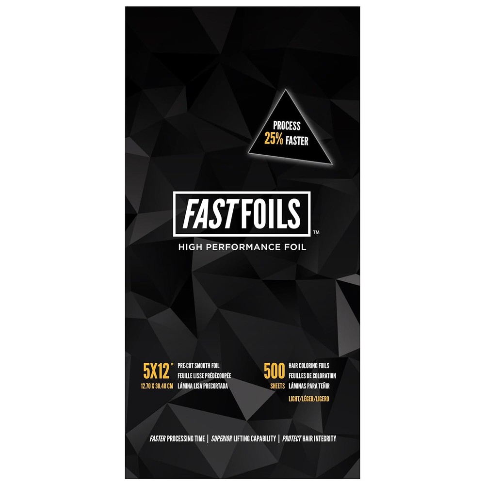 FASTFOILS 5"x12" Inches Pre Cut Foils - 500 Sheets