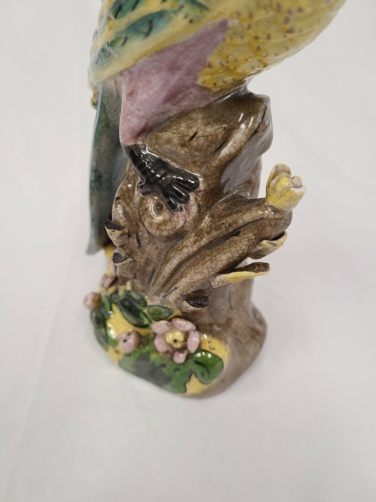 Ceramic Parrot Figure