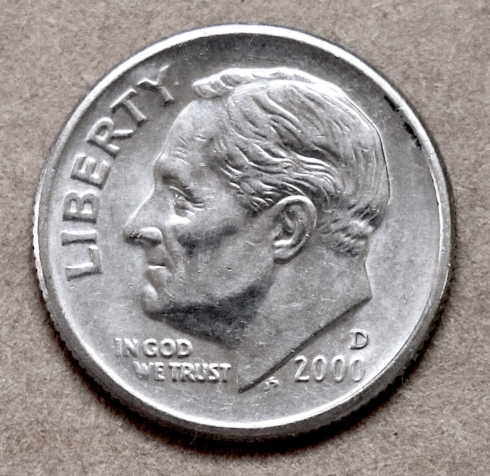 2000 D Roosevelt Dime BU