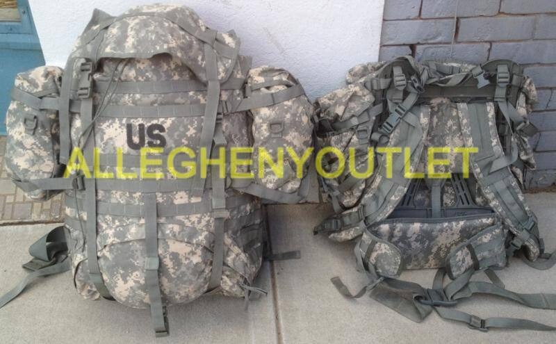 US Military ACU DIGITAL MOLLE LARGE RUCKSACK BACKPACK - COMPLETE KIT/FRAME VGC