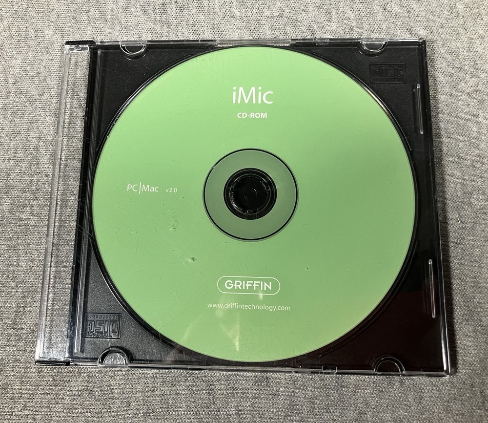 Griffin iMic USB Audio Interface PC/Mac v2.0 w/CD & Cables