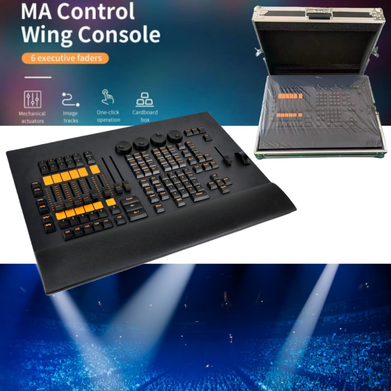 Command Wing Controller WITH Case DMX Stage Lighting Console For Grand MA2 onPC