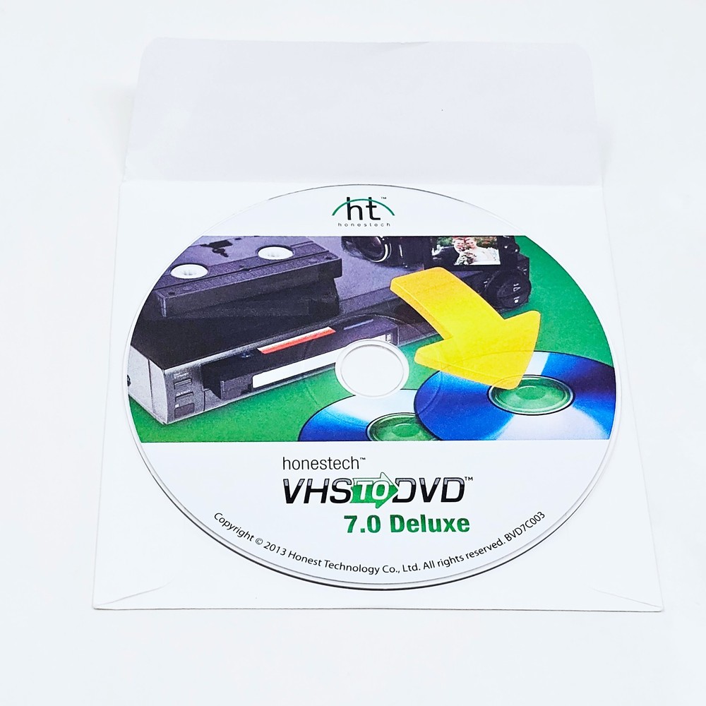 Honestech Converter VHS to DVD 7.0 Deluxe Video Conversion USB Kit Windows