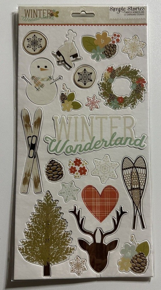 Simple Stories Chipboard Stickers-Multiple Variations-You Choose
