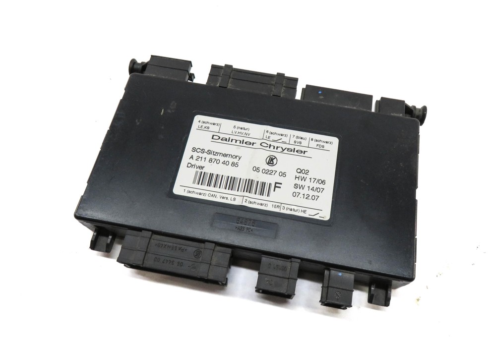 2008 MERCEDES GL450 (X164) LEFT FRONT DRIVER SEAT CONTROL MODULE