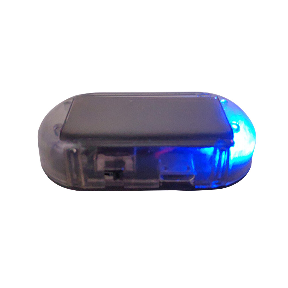 new Car Alarm LED Light Solar Security Warning Dummy System Flashing Light