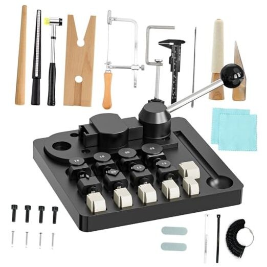 Ring Bender Tool Rings Bending, Spoon Rings Maker Machine Jewelry Making Black