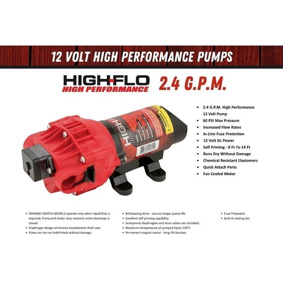 FIMCO (High-Flo) 5151087 2.4 gal Sprayer Pump