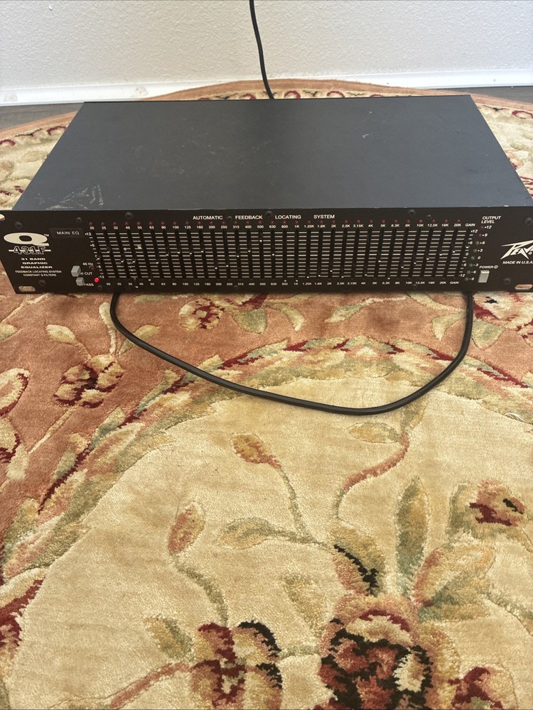 Peavey Q431F 31-Band Graphic Equalizer Feedback Locating System