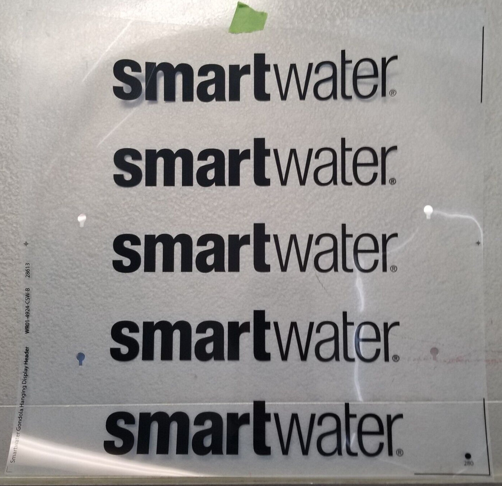 Smartwater Advertising Preproduction Art Work Gondola Header Black White 2013