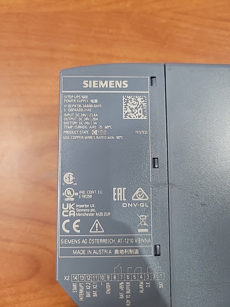 Siemens SITOP UPS1600 Power Supply