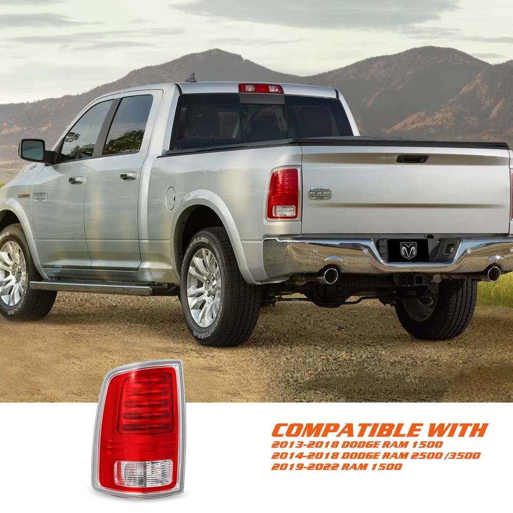 Left Driver Side LED Tail Lights Lamp For 2013-2018 Ram 1500 2500 3500 12-18