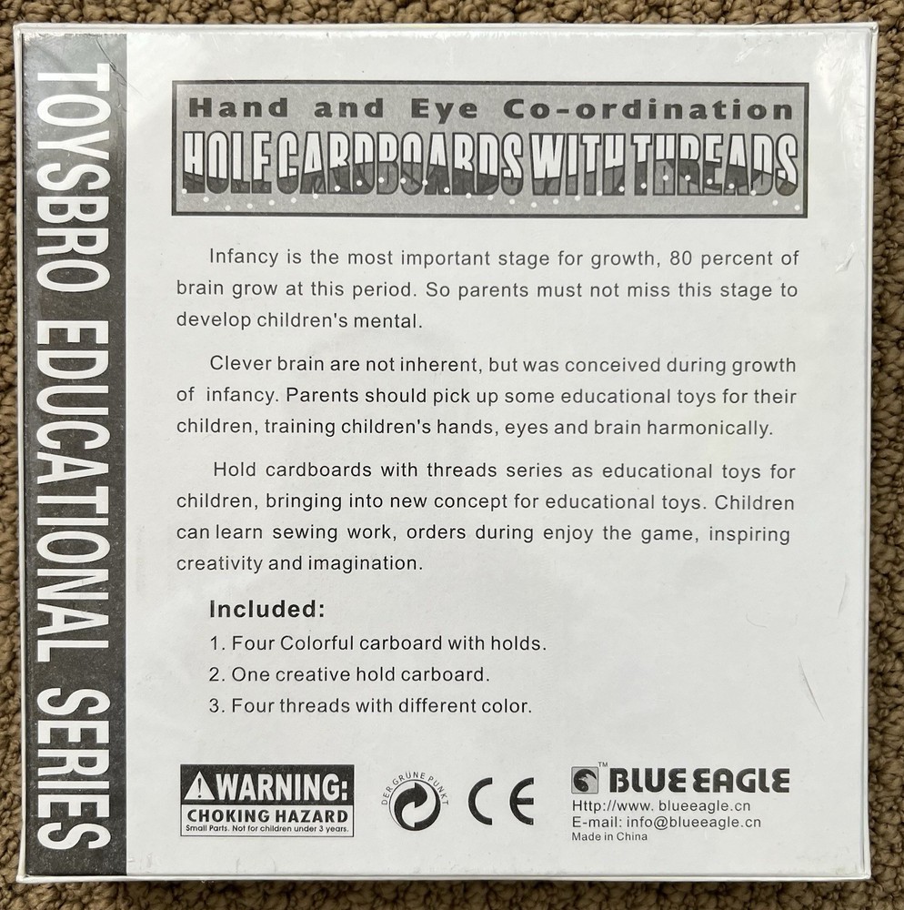 Toy Bro Educational Series Hand Eye Coordination