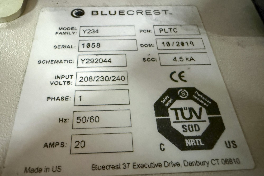 Bluecrest Pulse Inserter with Y234 Feeder