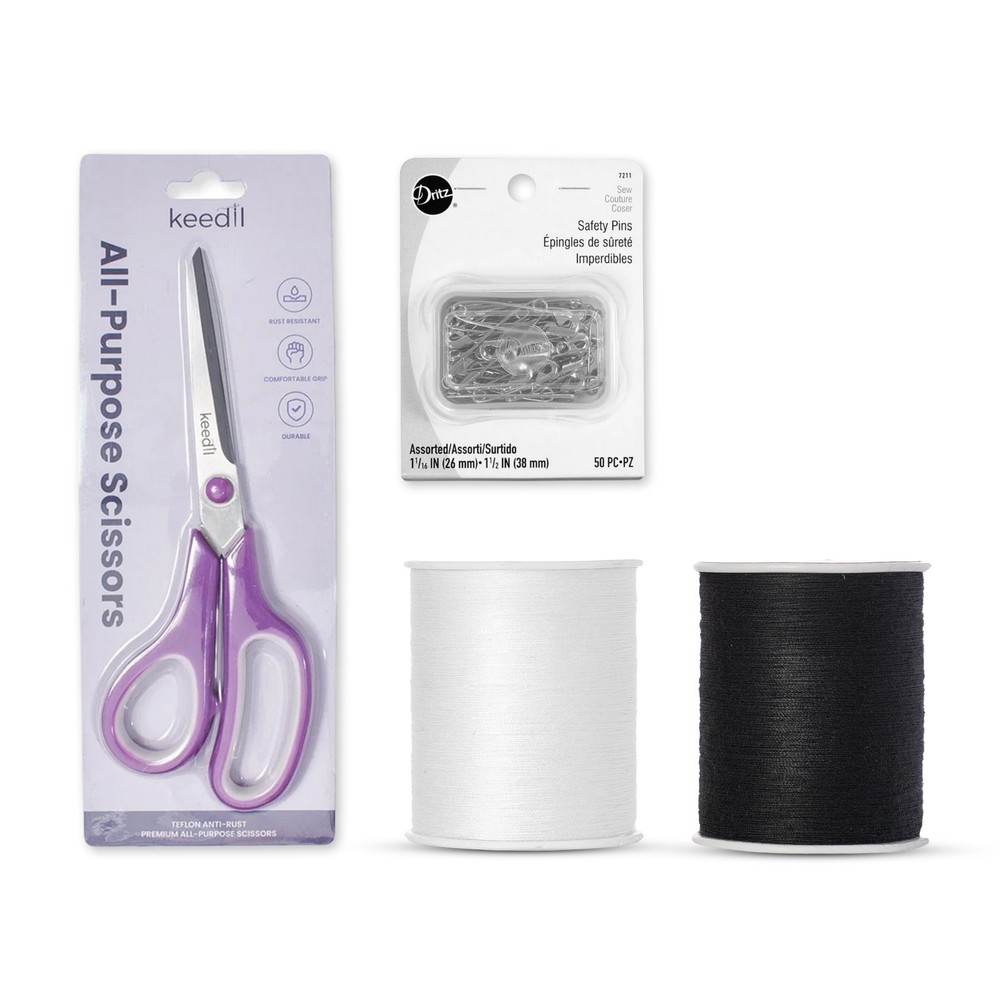 Sewing Kit Beginner Machine & Hand Basic Starter Essential Mini Tool Bundle