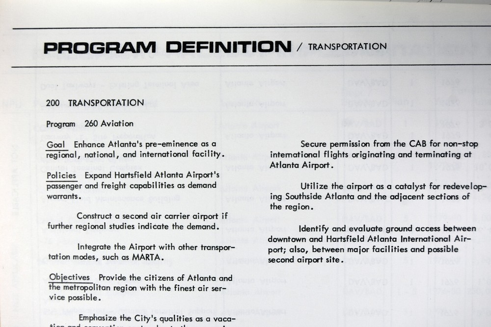 1976 Old Book Comprehensive Development Plan Atlanta GA Ordinance Goals