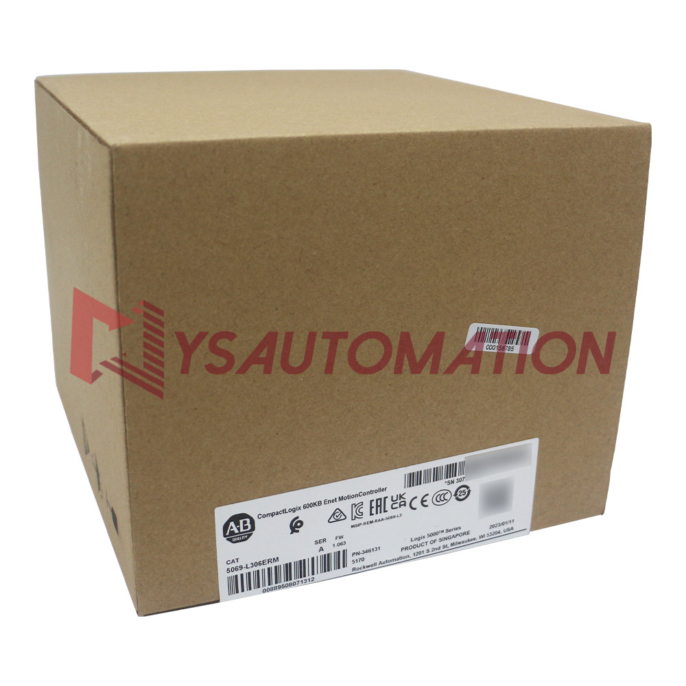 YG Allen-Bradley 5069-L306ERM CompactLogix 600KB Enet MotionController