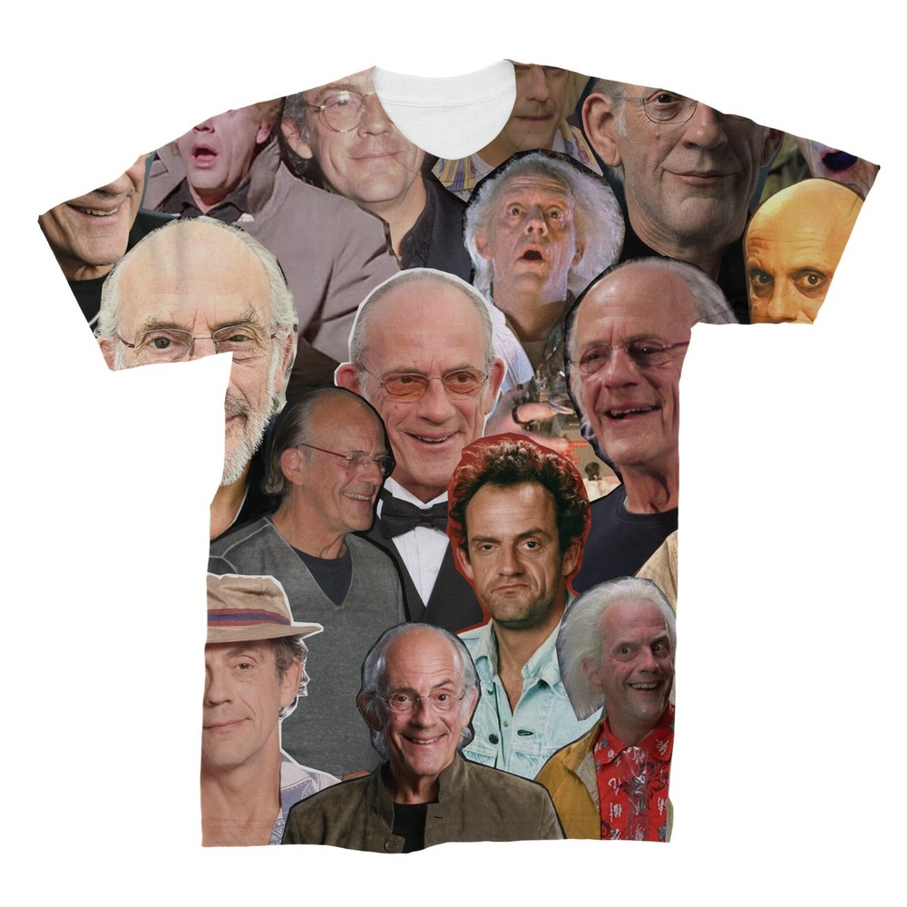 Christopher Lloyd Photo Collage T-Shirt