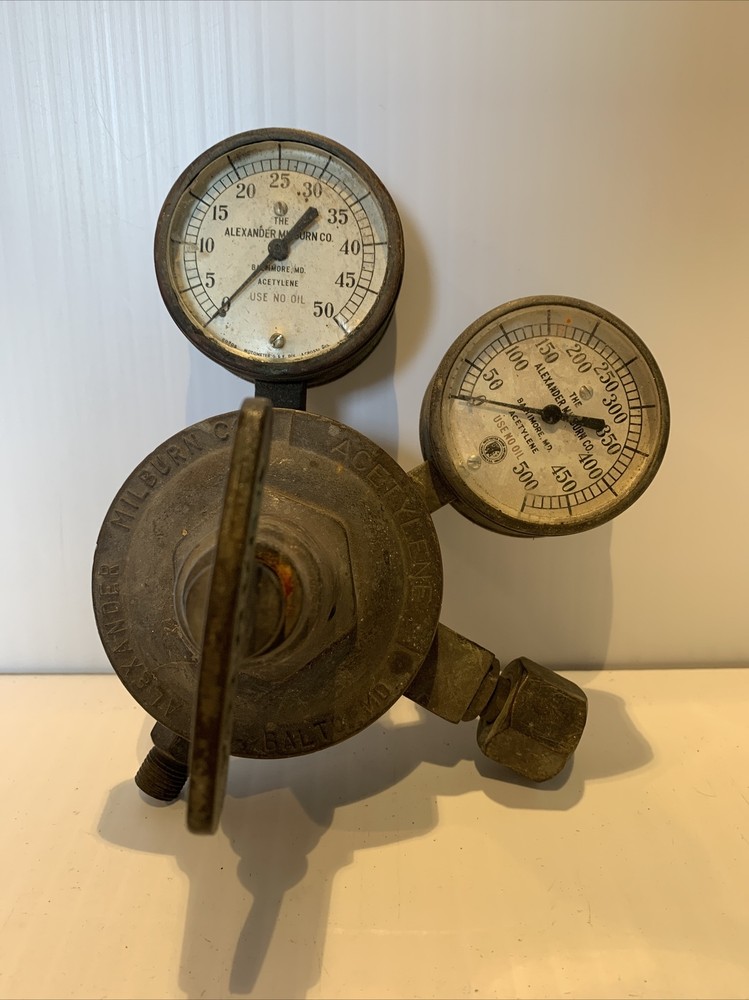 Vintage Alexander Milburn Co Acetylene Regulator Valve