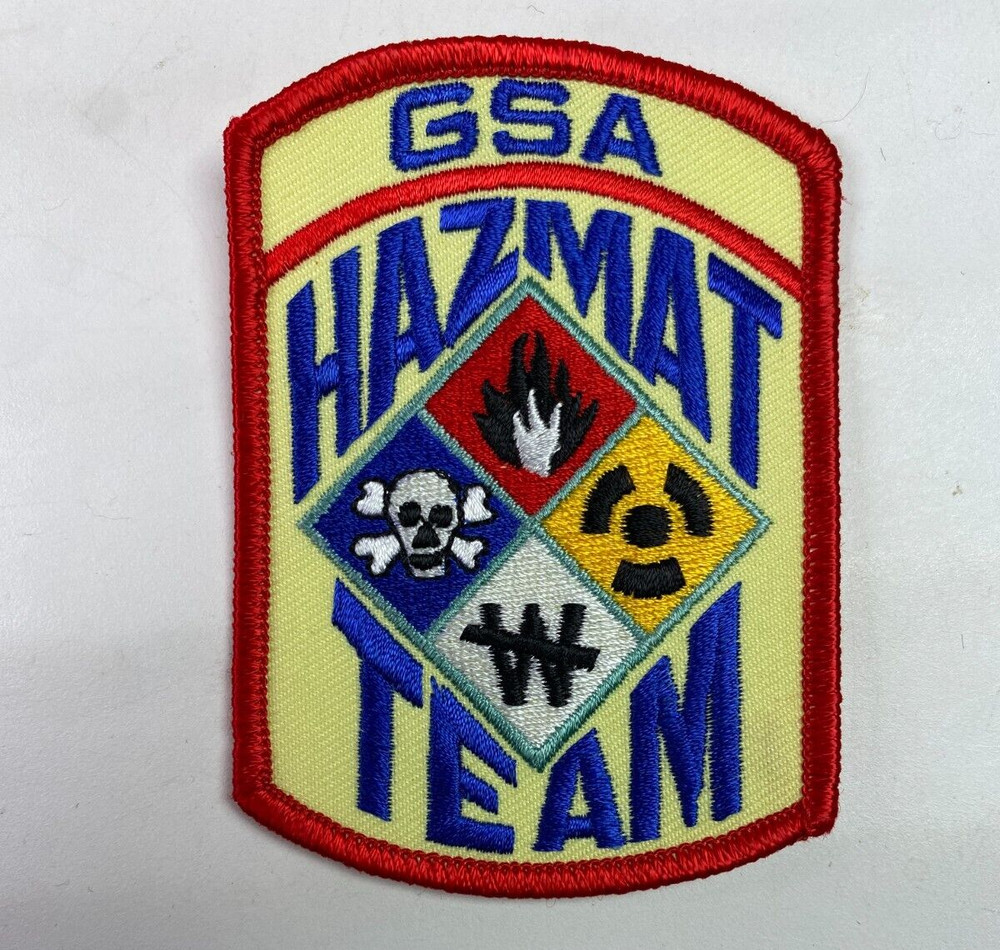 GSA Hazmat Team US Fire Patch N8