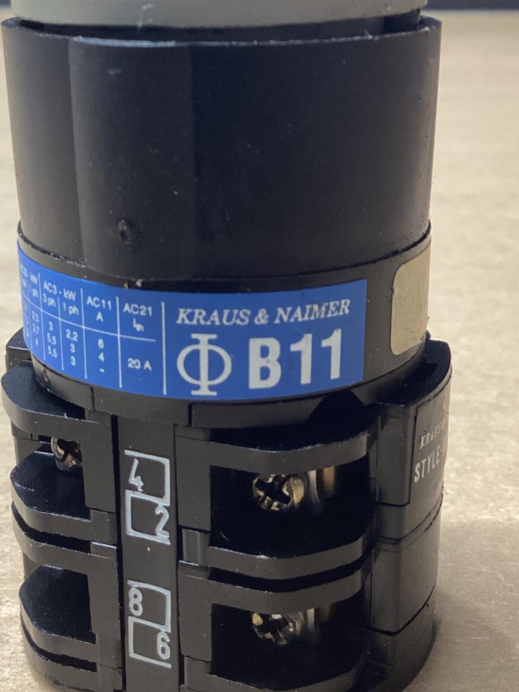 Kraus & Naimer B11 Assembled Rotary Switch #106M81
