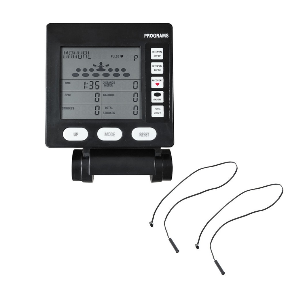 Easily Readable LCD Monitor for Comprehensive Performance Analysis in Rowing