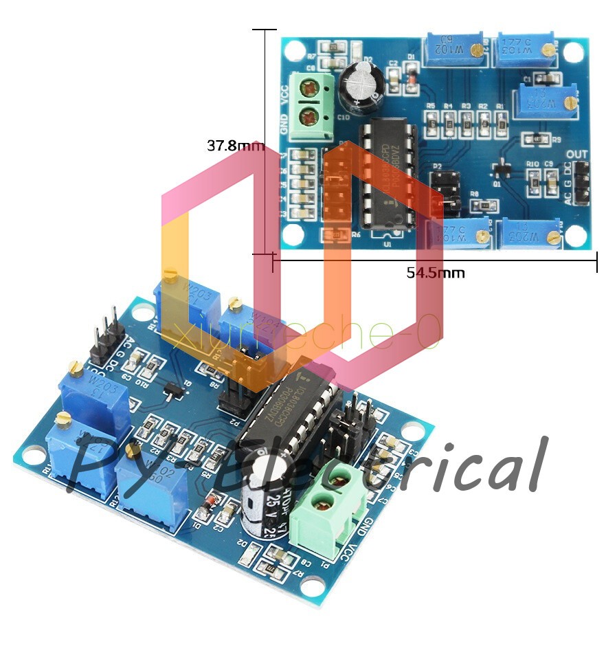 ICL8038 Medium/Low Frequency Waveform Signal Generator Sine Wave Signal Source M