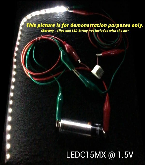 1V- 12V Input, DC-DC miniature LED Driver Kit for hobbyists