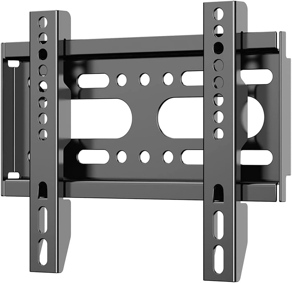 Fixed TV Wall Mount for 14-42" Flat Screen TVs, Small Black