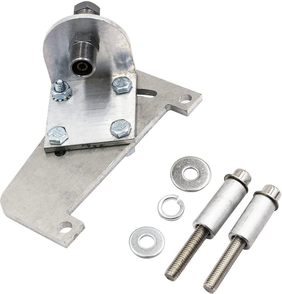 Adjustable Antenna Mount for 2017+ Freightliner Cascadia, Silver - PC-A55-02