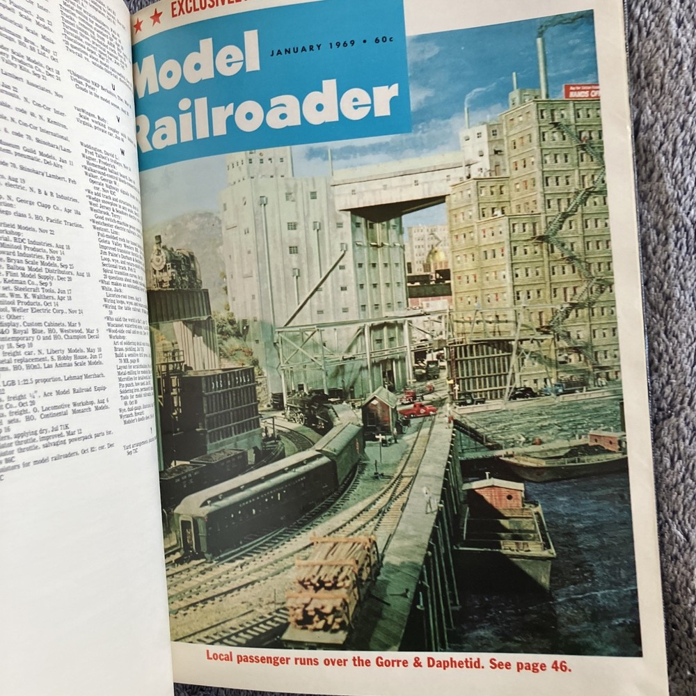 Model Railroader Vol.36-Bound Volume 1969–12 Issues