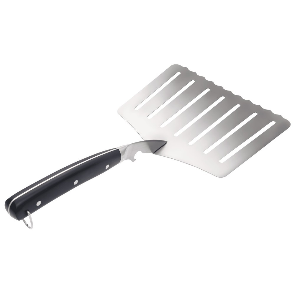 1 Piece Oversized head designed Scalloped Edge Hamburger Spatula BBQ Cooking
