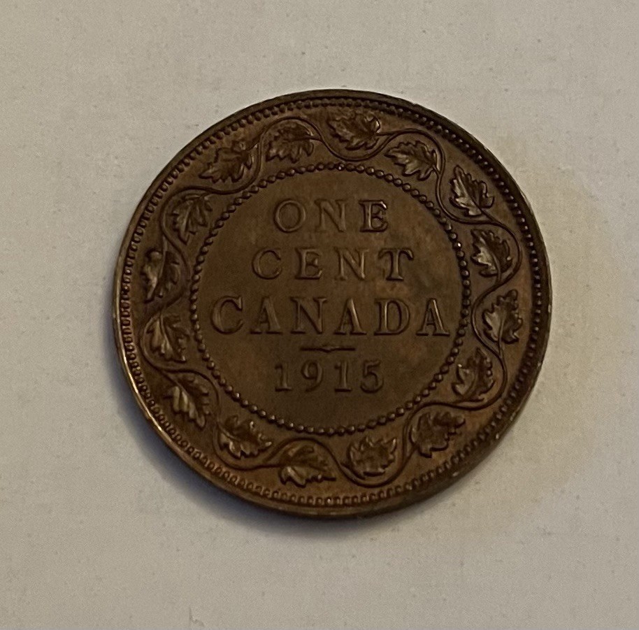 1915 Canada Large Cent - BU Red Brown