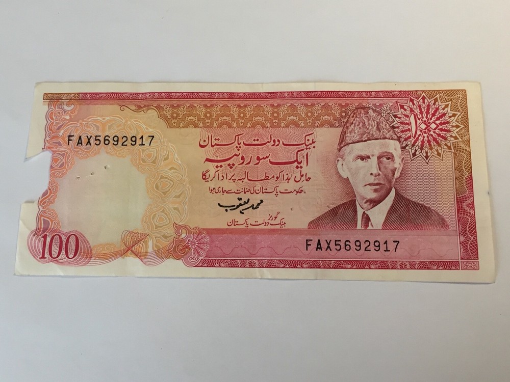 Ticket Pakistan 100 Rupees