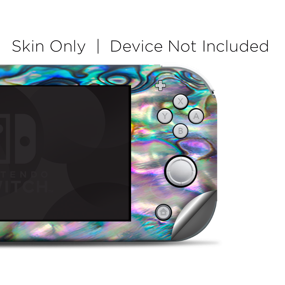 Skins Decals wrap for Nintendo Switch Lite - Abalone shell pink green blue opal