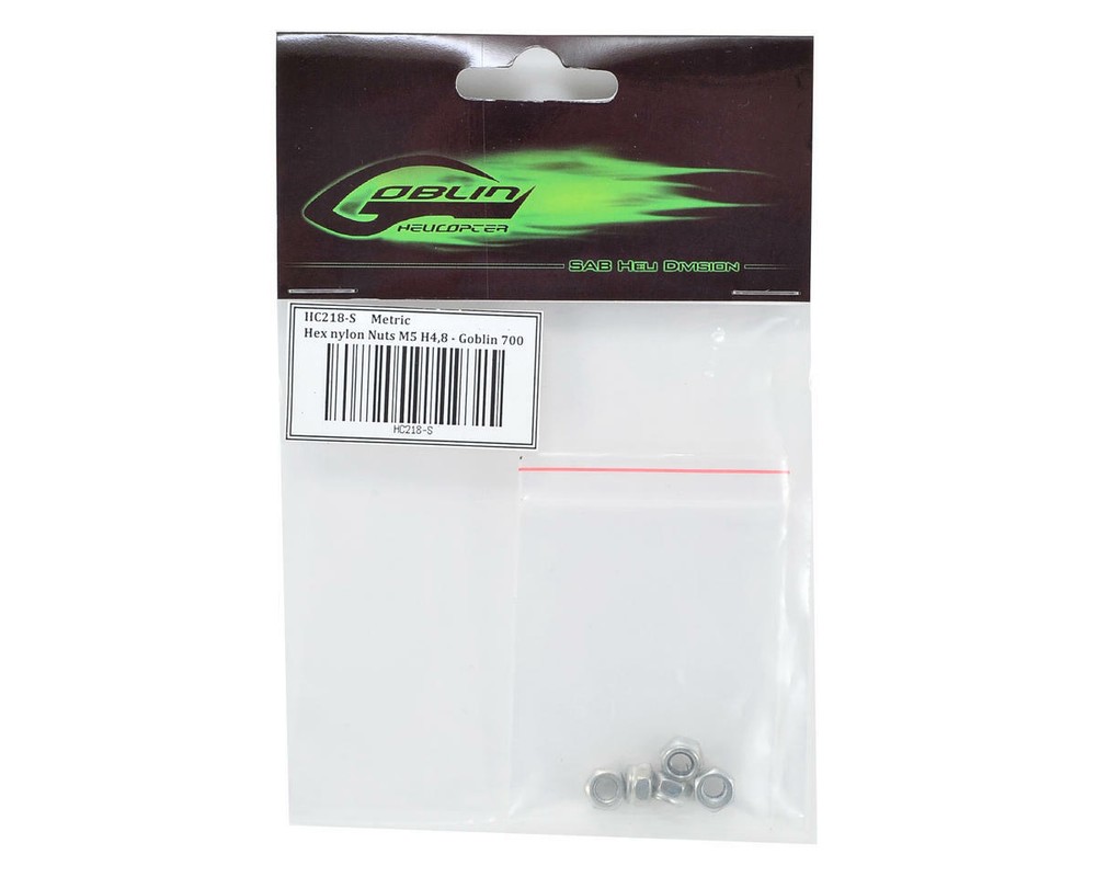 SAB Goblin 5mm Nylon Locknut (5) [SABHC218-S]