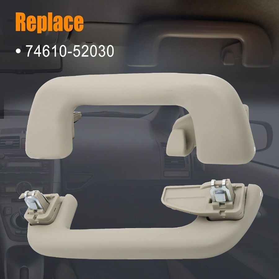 Rear Inner Roof Pull Handle Grab Auto Interior Ceiling Handrail with Hook Replac