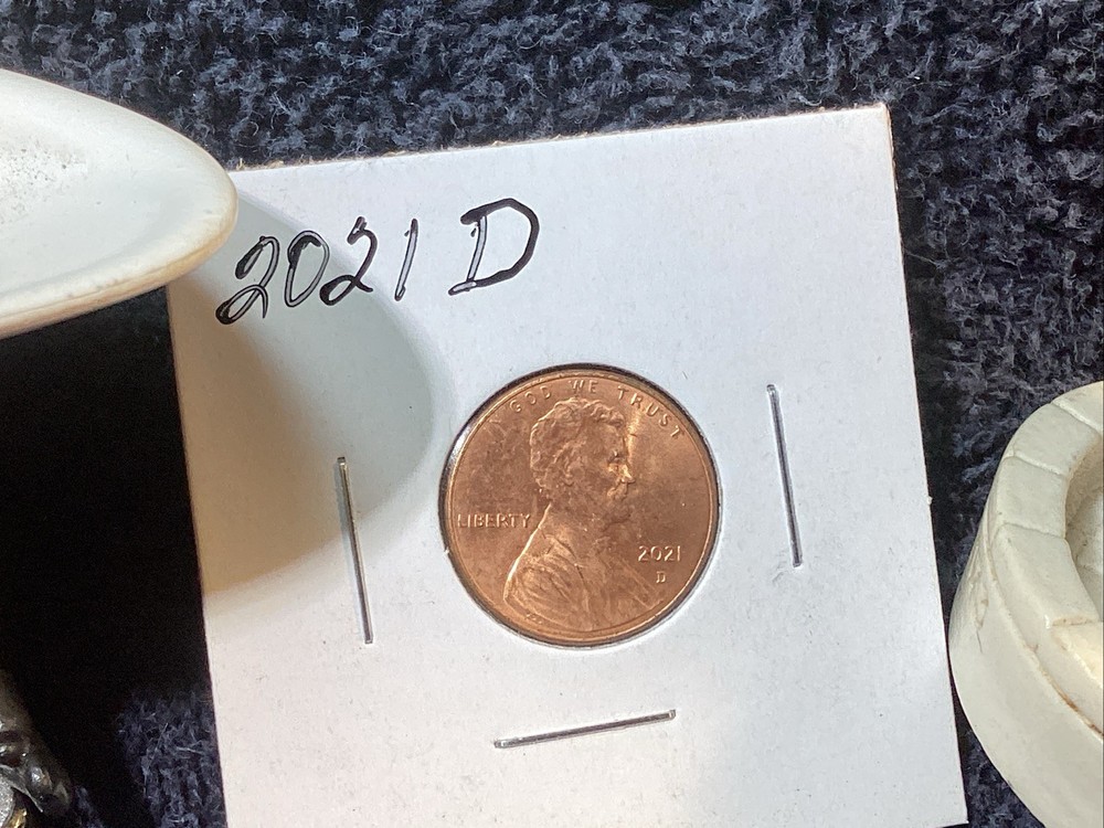 2021 D LINCOLN SHIELD 🛡️ PENNY AU / UNC 👀