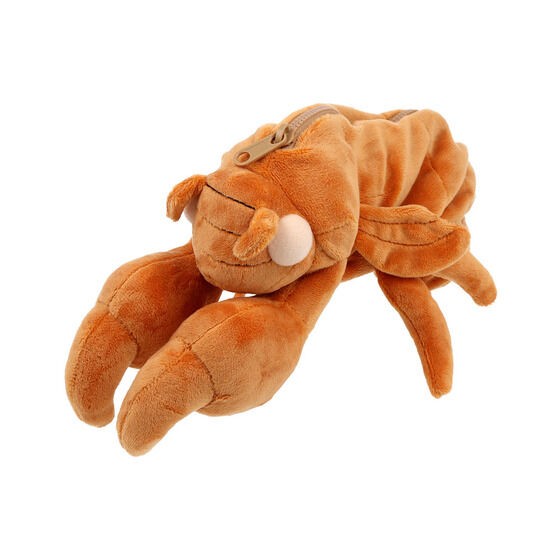Sun-Star Stationery Pencil Case Plush Cicada Shell Brown