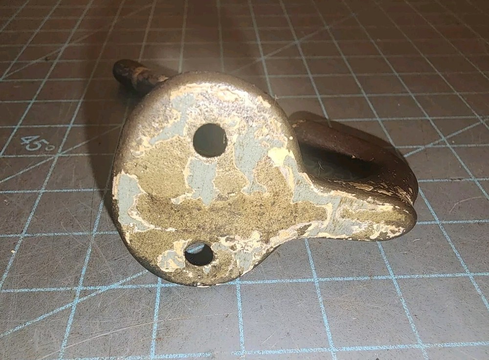 Antique Cast Iron Double Coat Hat Hook - gwW