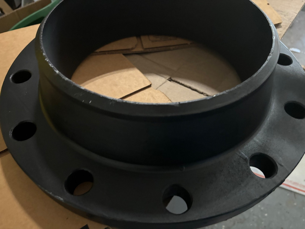 WELD NECK FLANGE 10" INNER DIAMETER # A105 FLAT FACE standard bore fast shipping
